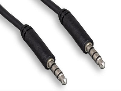 3.5 mm TRRS stereo male-male Audio & microphone Cable 