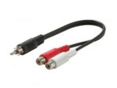 RCA male to 2 RCA female splitter Audio Adapter cable