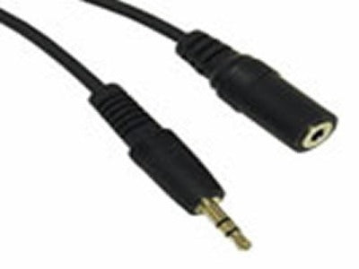 3.5 mm stereo male-female extension Audio Cable 12 Ft. TRS